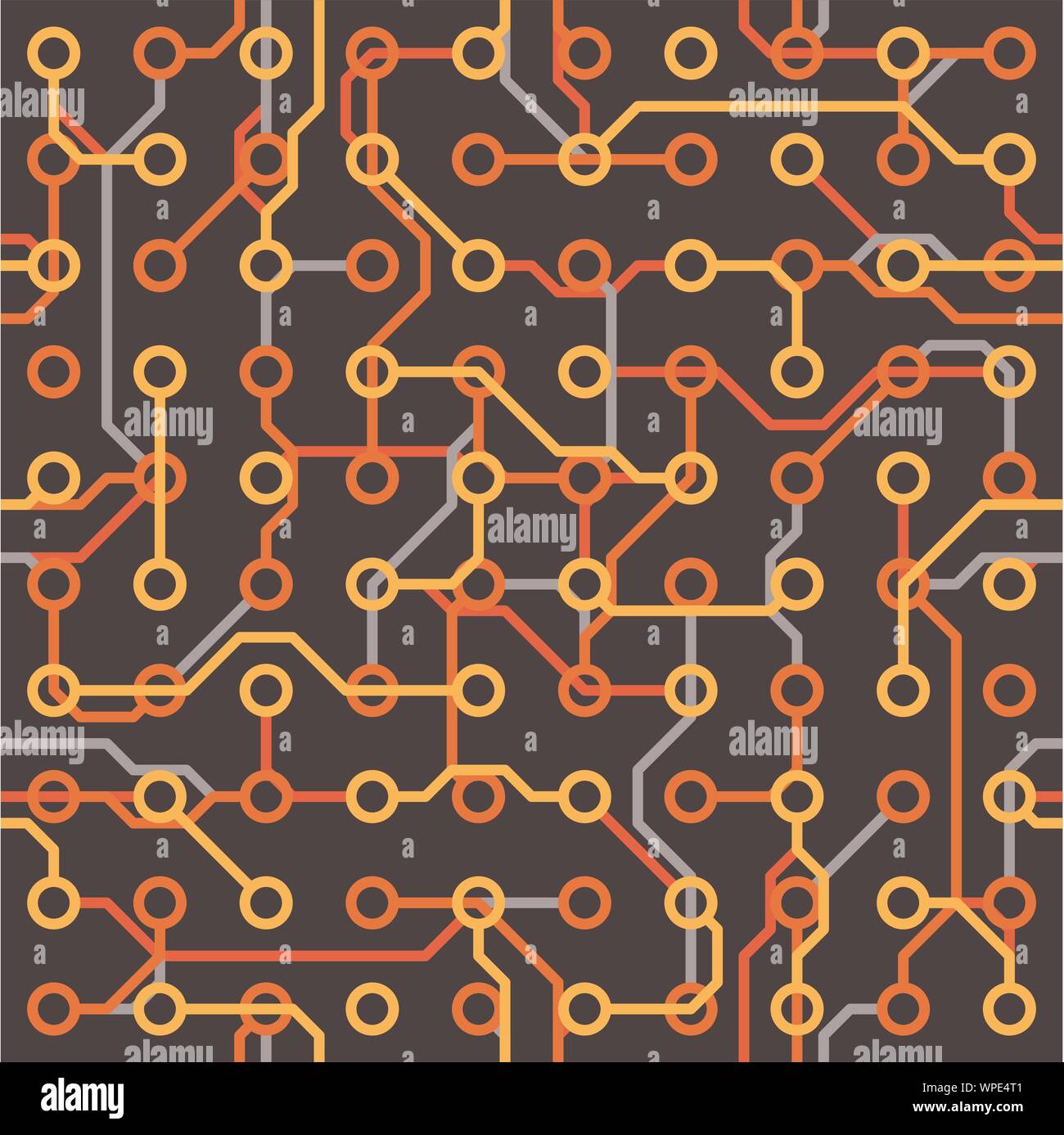Seamless texture - éléments électroniques sur dark Illustration de Vecteur