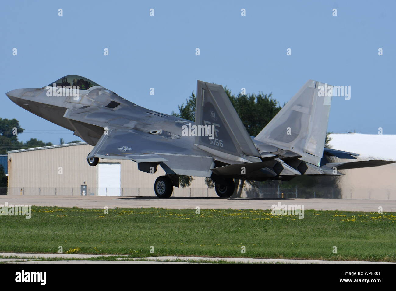 LOCKHEED MARTIN F-22A RAPTOR STEALTH FIGHTER DE L'US AIR FORCE. Banque D'Images