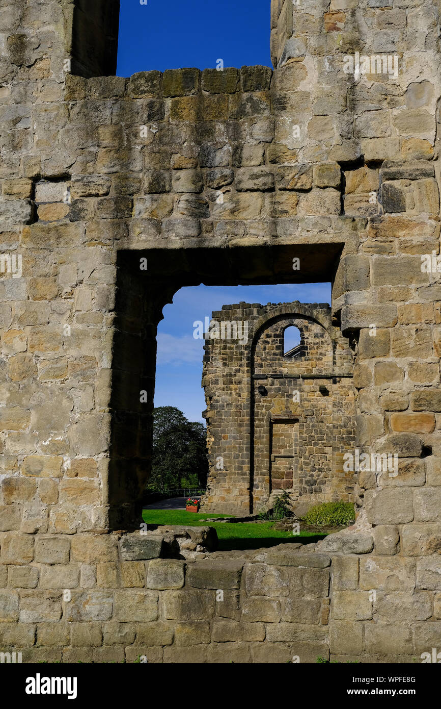 Kirkstall Abbey, Leeds Banque D'Images