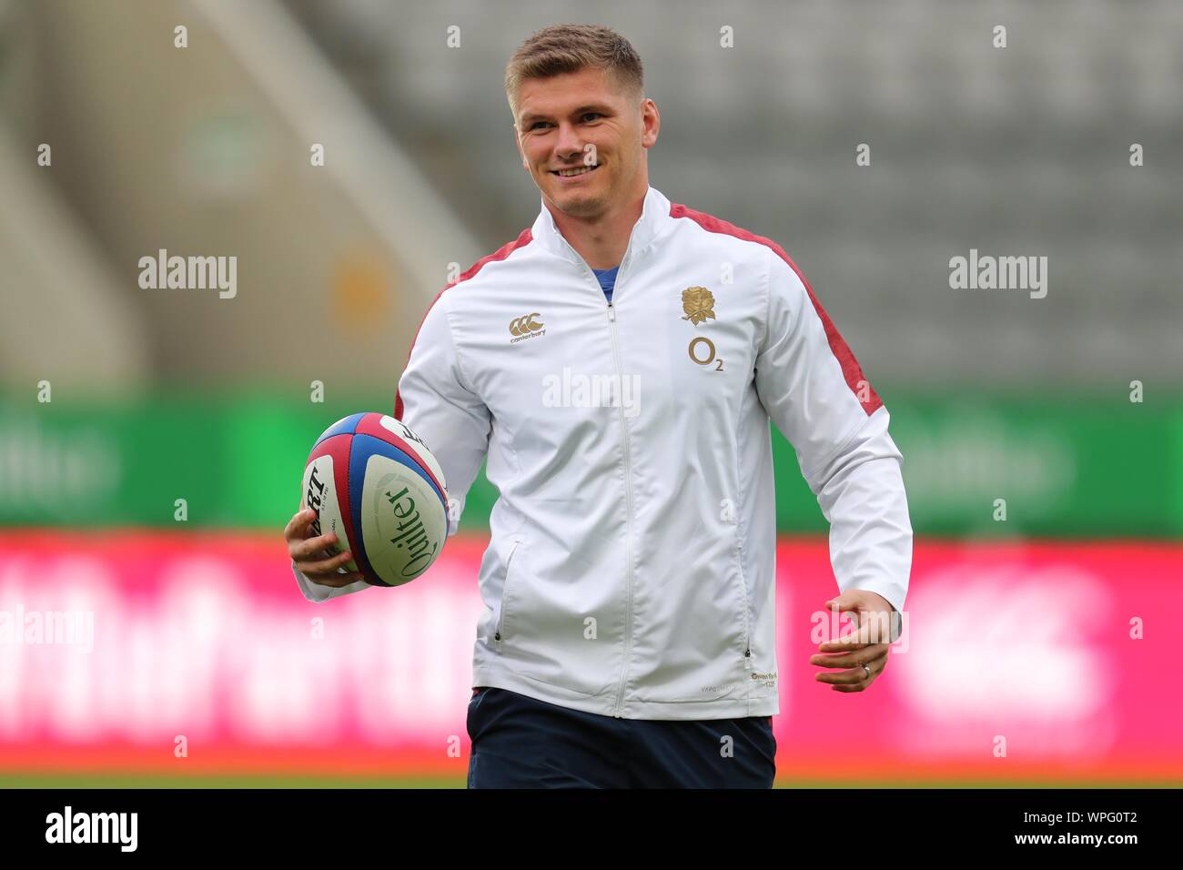 OWEN FARRELL, l'ANGLETERRE ET SARACENS RU, 2019 Banque D'Images