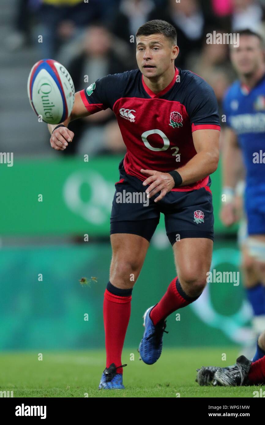 BEN YOUNGS, Angleterre et Leicester Tigers RU, 2019 Banque D'Images