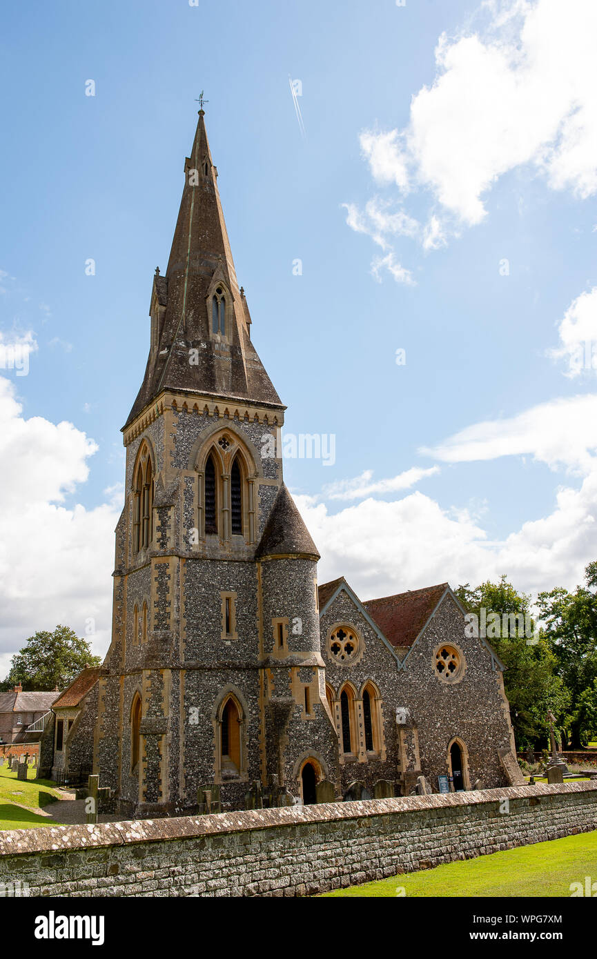 St Mark's Church, Englefield, Berkshire, Royaume-Uni. 4 Août, 2016. St Mark's Church est situé sur l'Englefield, dans le foyer familial à Newbury MP Richard Benyon. Pippa Middleton et James Matthews s'est marié à l'Église. Credit : Maureen McLean/Alamy Banque D'Images