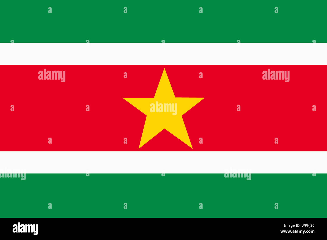 Un drapeau Suriname background illustration grand fichier red blanc vert Banque D'Images
