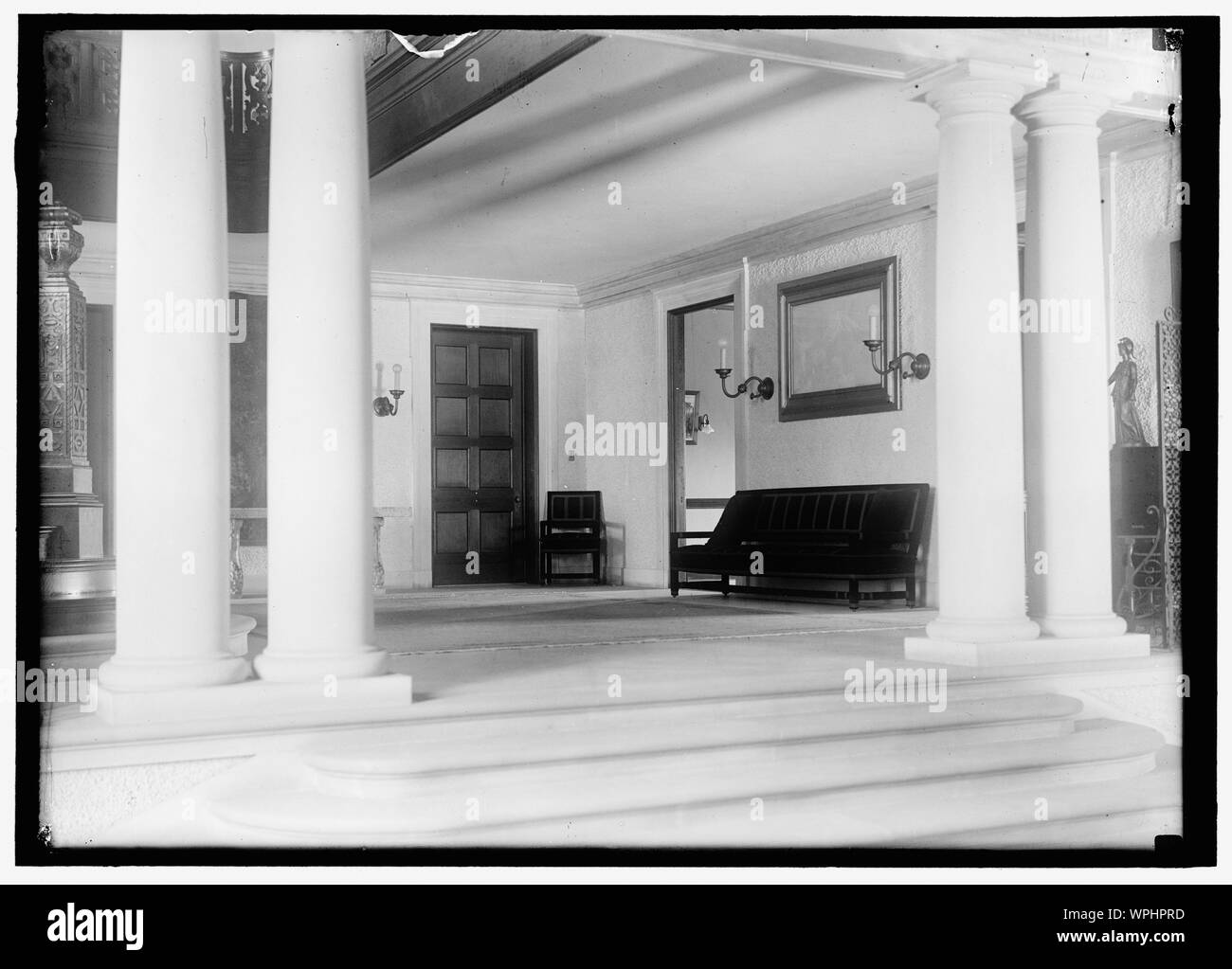 Longtemps, Breckenridge. 3ème ASST. Secrétaire d'État, 1918. Résidence, prêté à la COMMN. ; INTERIORS Banque D'Images