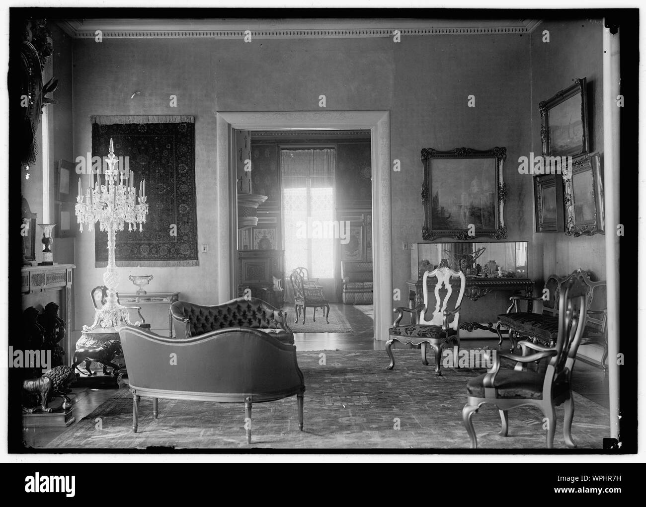 Longtemps, Breckenridge. 3ème ASST. Secrétaire d'État, 1918. Résidence, prêté à la COMMN. ; INTERIORS Banque D'Images