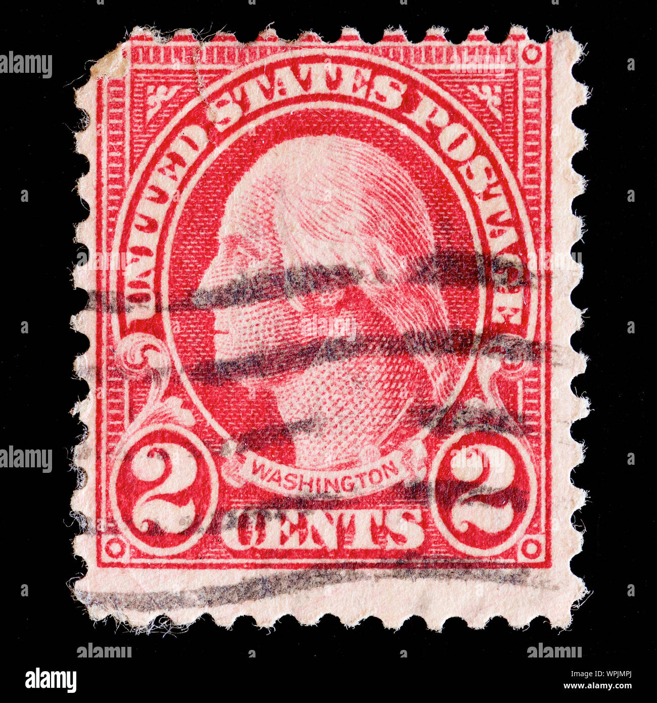 United States Postage Stamp - George Washington (1732-1799), premier président de l'USA Banque D'Images