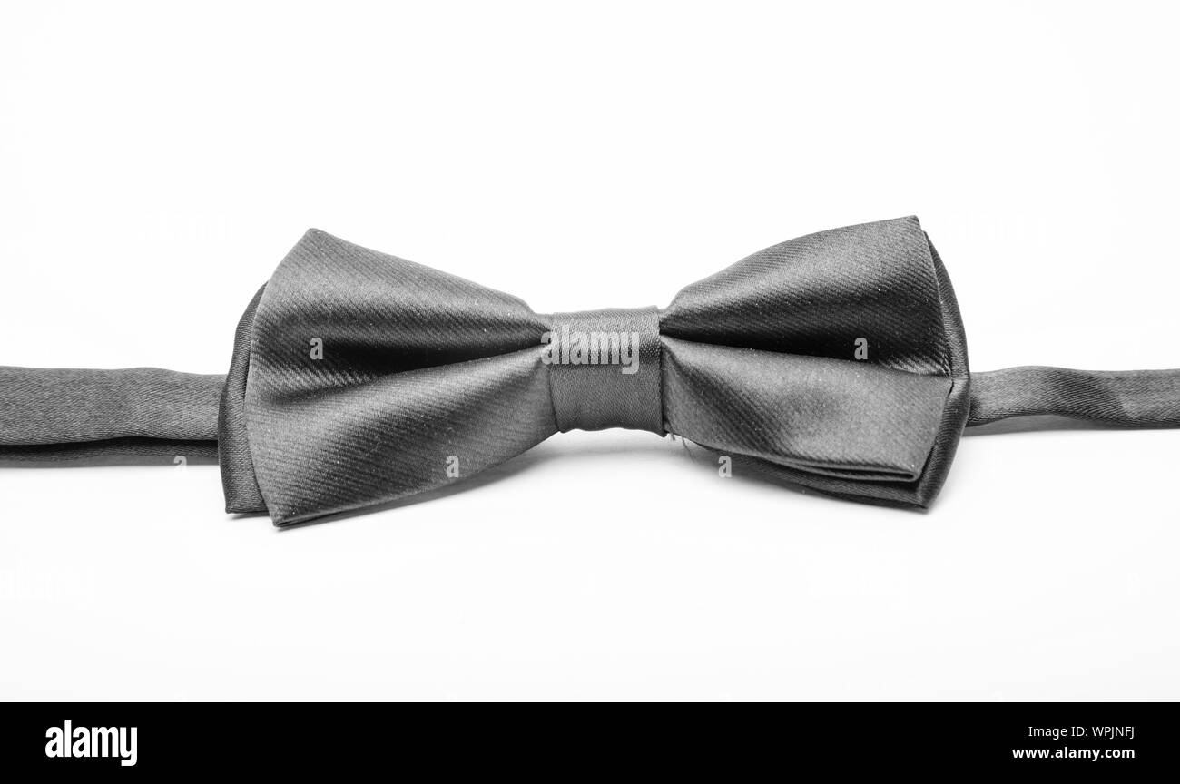 Accessoires de mariage. Look élégant. Détail d'esthète. Vintage style formel. moderne et style rétro. Le marié mariage. noeud papillon mâle isolé sur blanc. Accessoire de mode. style art director. Banque D'Images