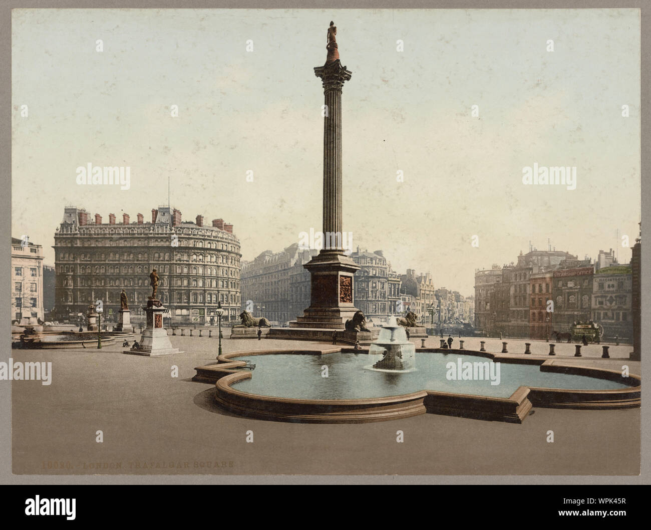 Londres. Trafalgar Square. Banque D'Images