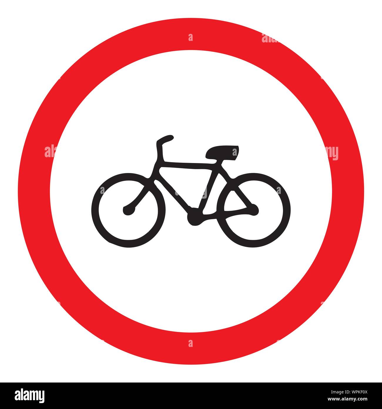 signe de la bicyclette Illustration de Vecteur