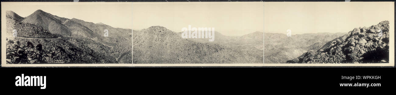 À la recherche dans le creux de la main de Dieu, San Diego, Imperial Valley, Yuma, Coast to Coast Highway ; Banque D'Images