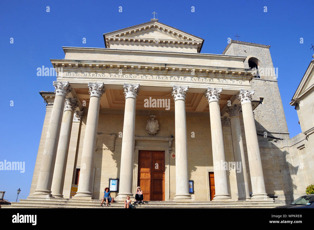 Basilica di San Marino, la Basilica del Santo, Saint-Marin, l'Europe Banque D'Images