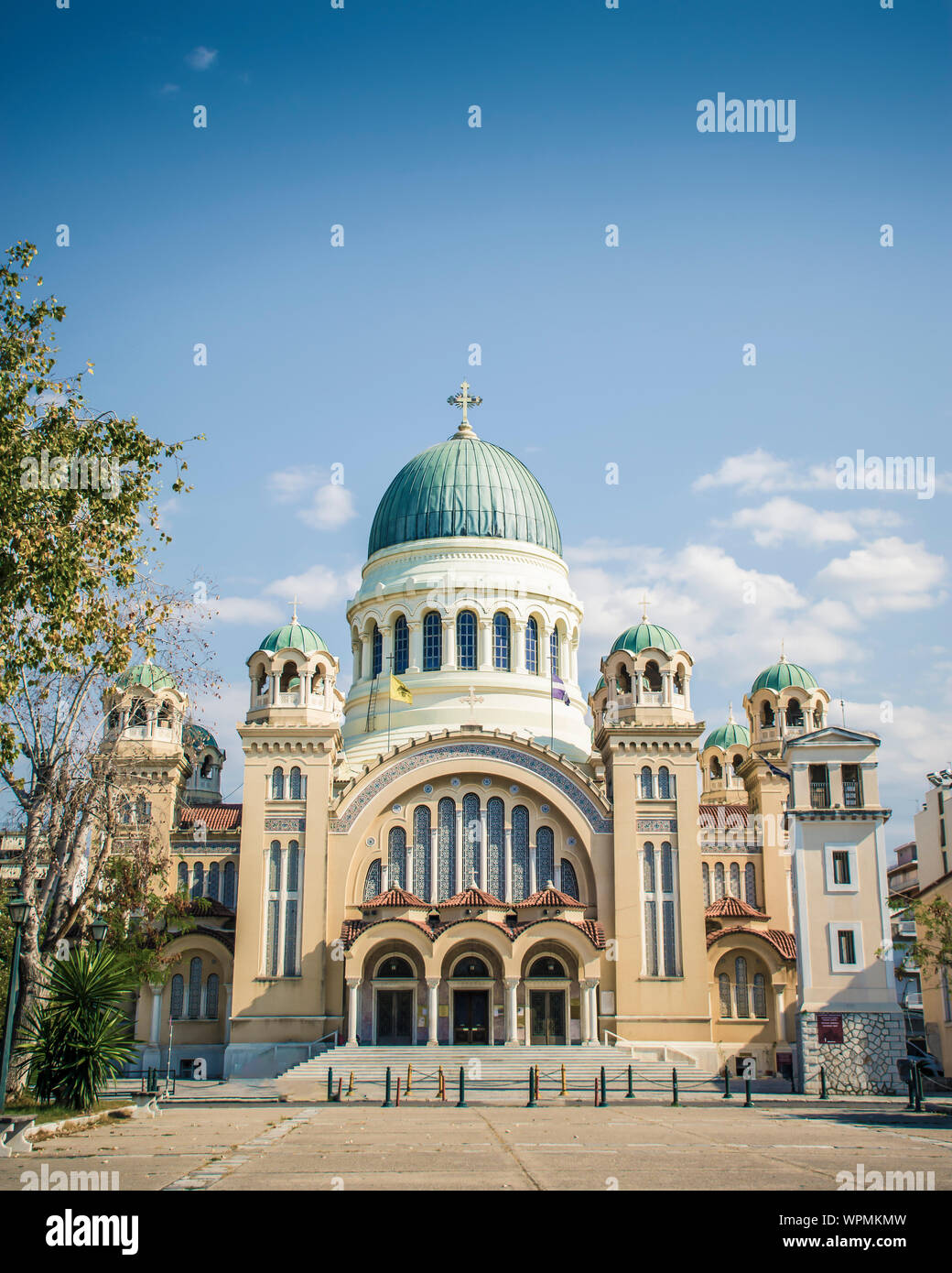 St Andrew's Cathedral, Patras.La plus grande église dans les Balkans. Banque D'Images