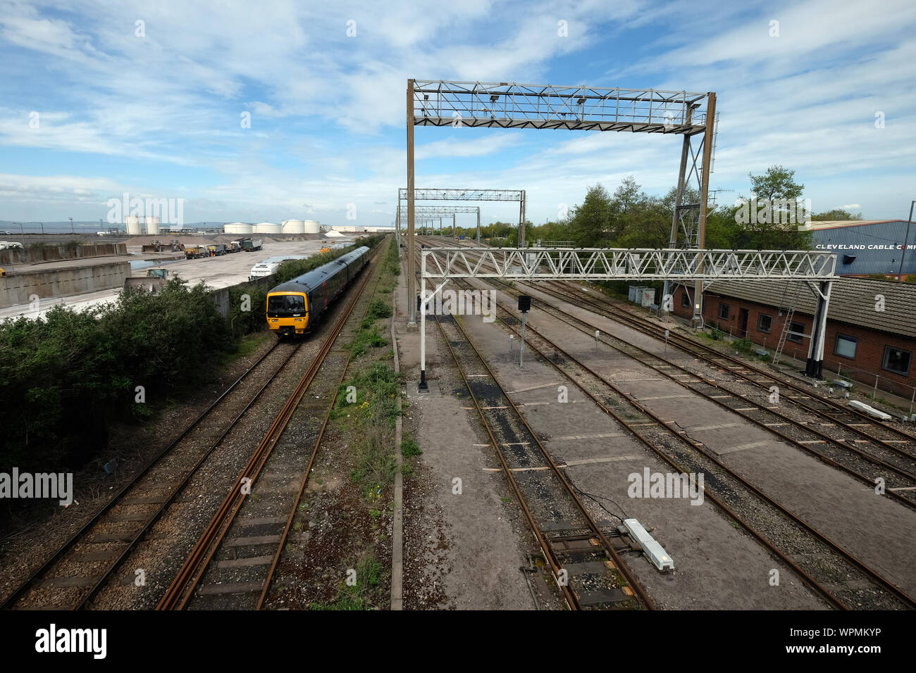 La gare de St Andrews sur la Severn Beach Line, Bristol Banque D'Images