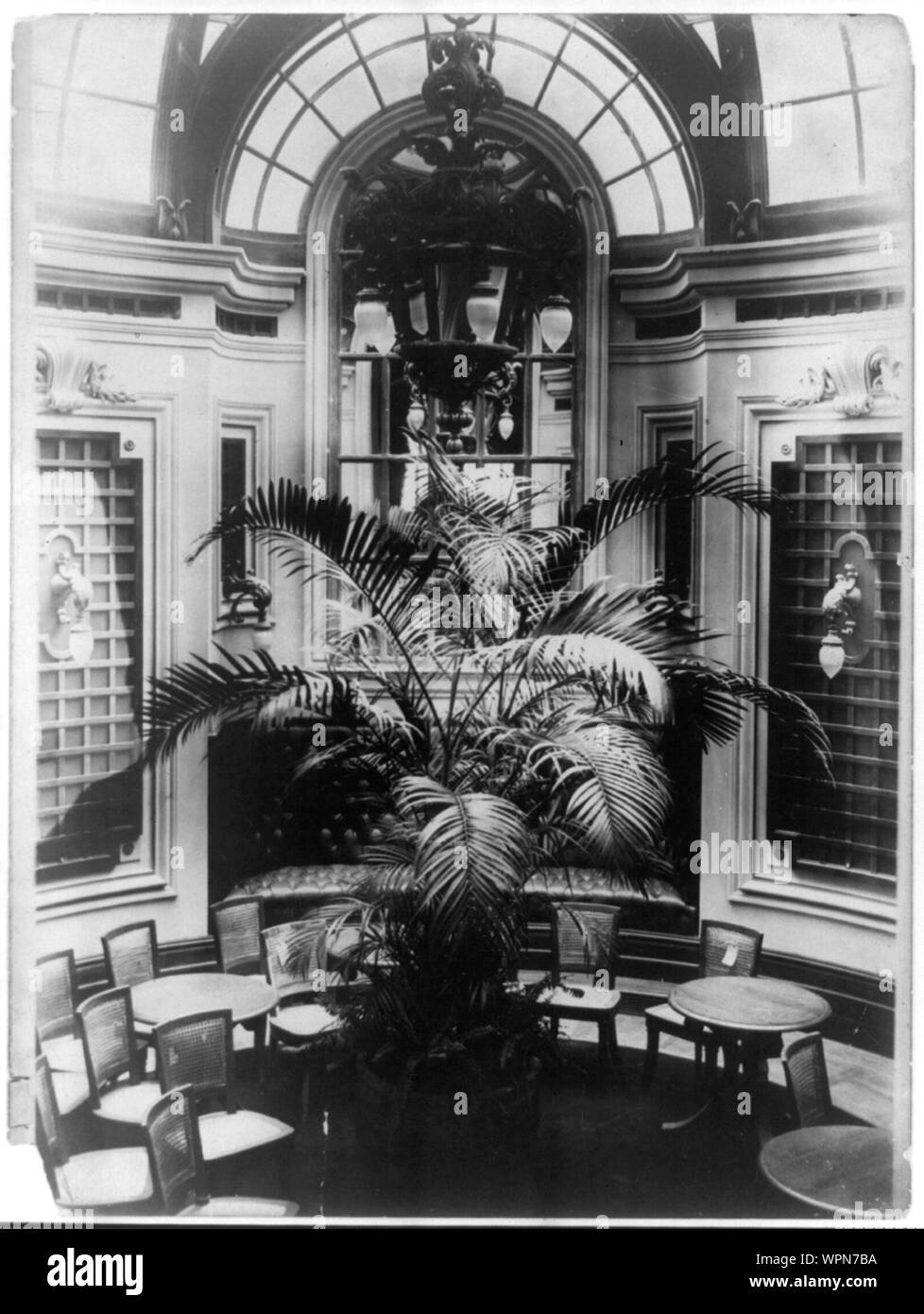 Salon du New York Yacht Club Banque D'Images