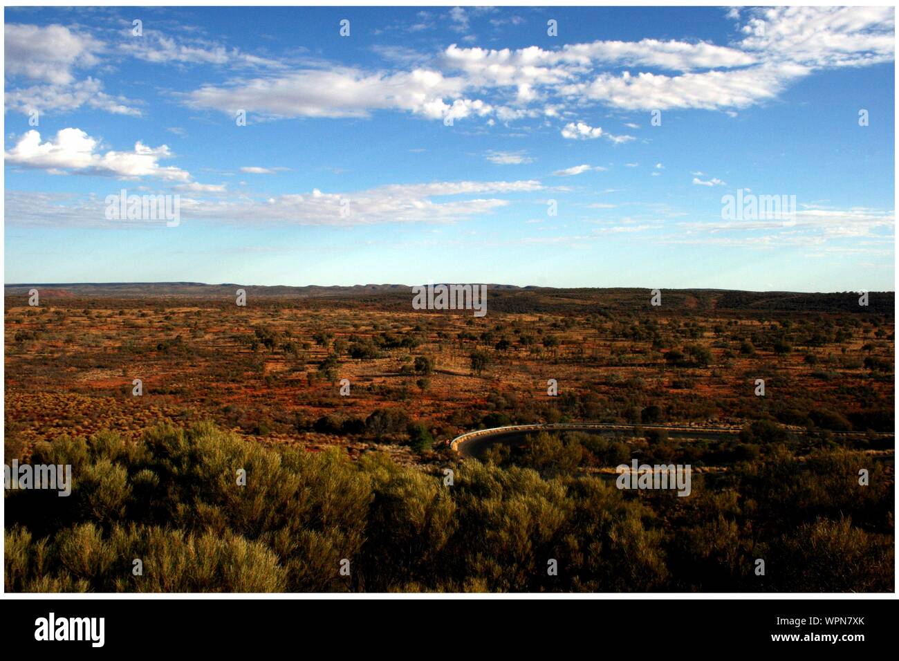 Roadtrip à travers Watarrka National Park, Red Centre Way, Territoire du Nord, Australie Banque D'Images