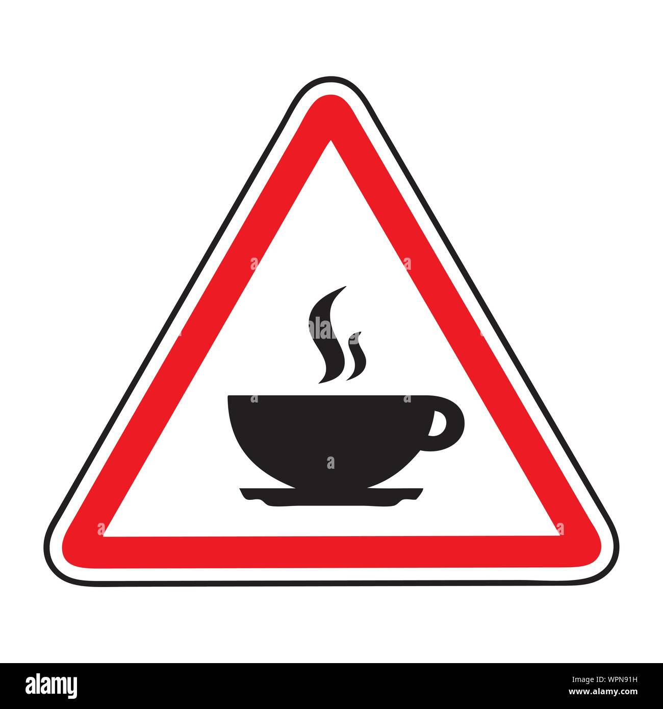 signe de café Illustration de Vecteur