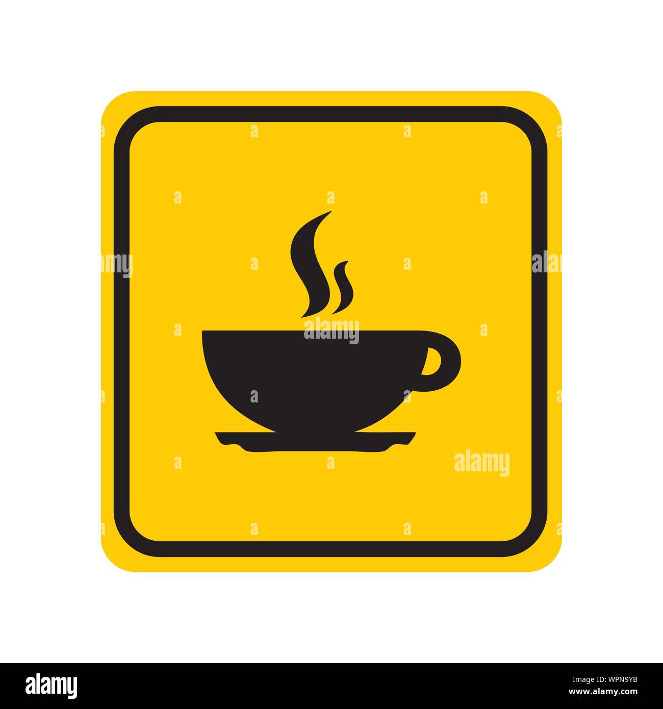 signe de café Illustration de Vecteur