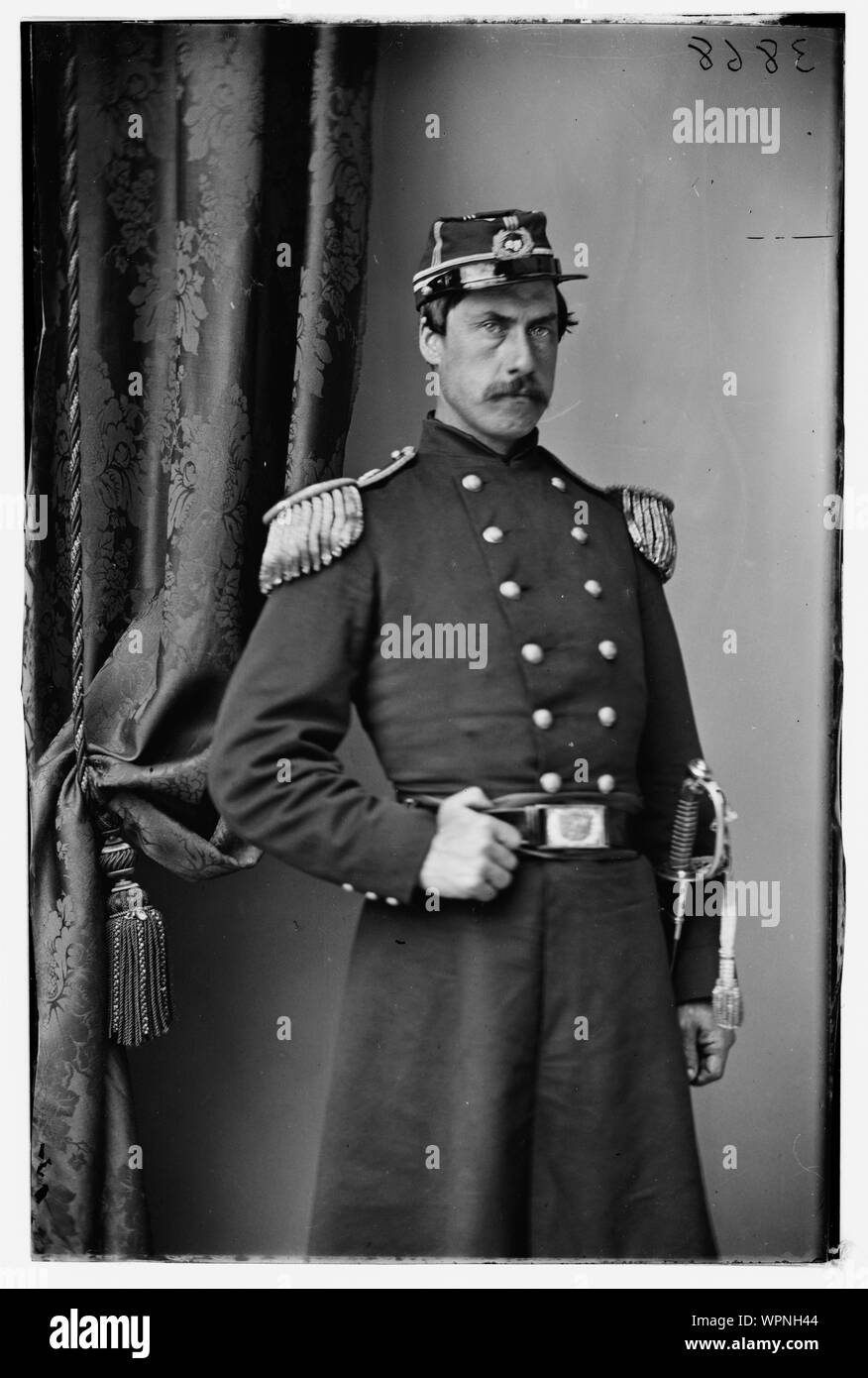 Le lieutenant-colonel A.B. Ancien, 10ème N.Y. Inf. Banque D'Images