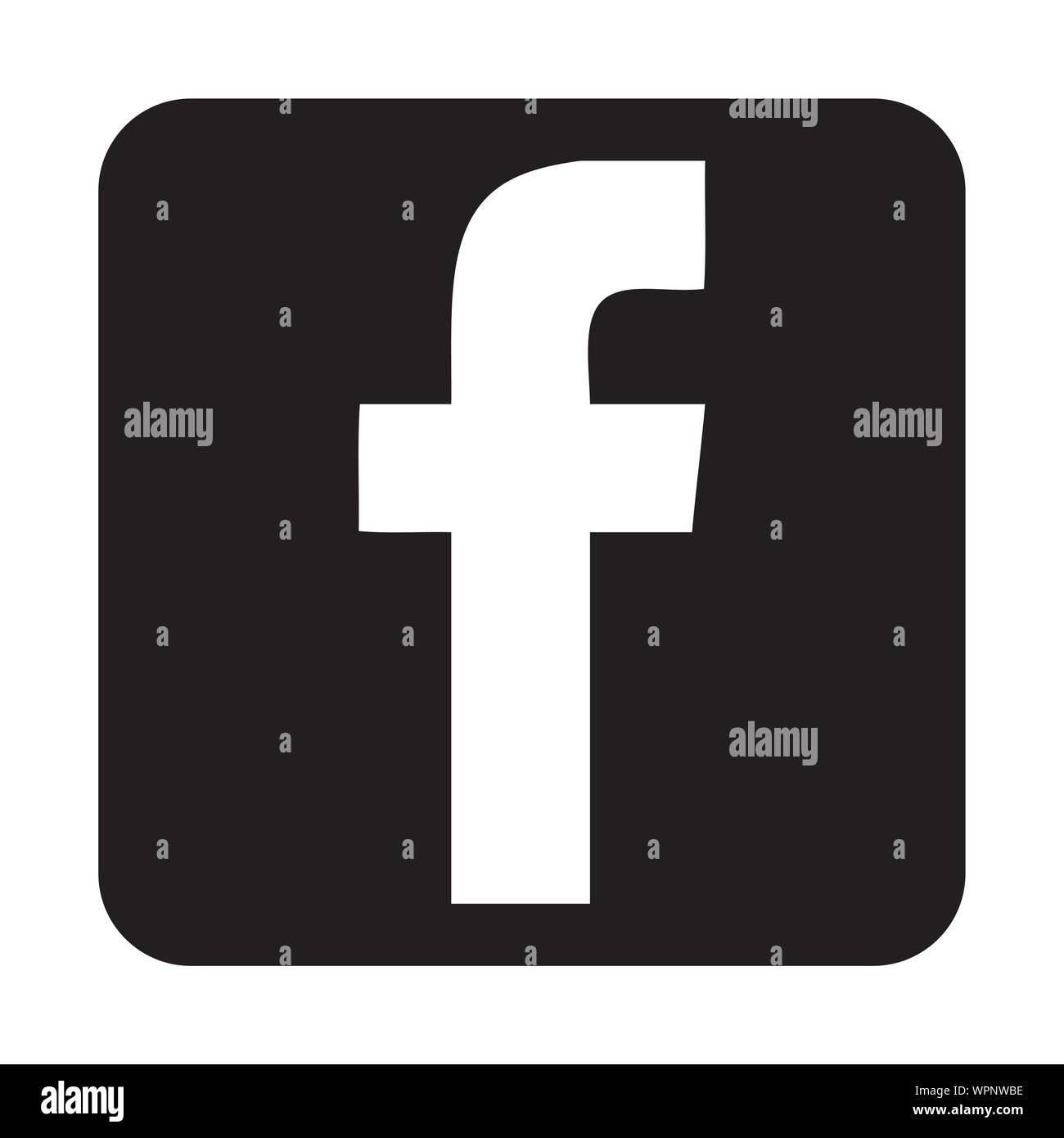 Icône Facebook Illustration de Vecteur