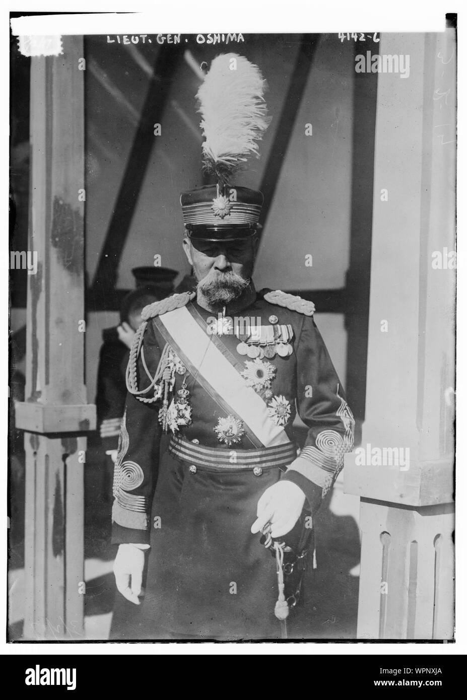 Le lieutenant-général Oshima Banque D'Images