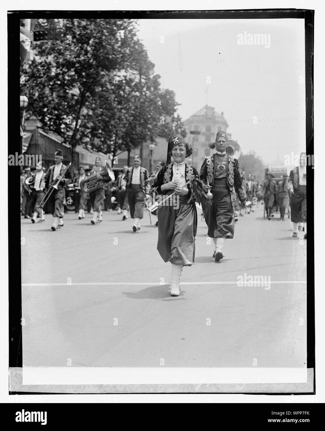 Lucille Shirpser, Mascot, San Francisco l'Islam Band Banque D'Images