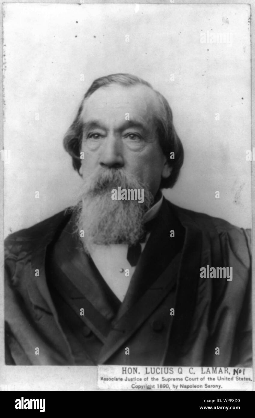 Lucius Quintus Cincinnatus Lamar, 1825-1893 Banque D'Images