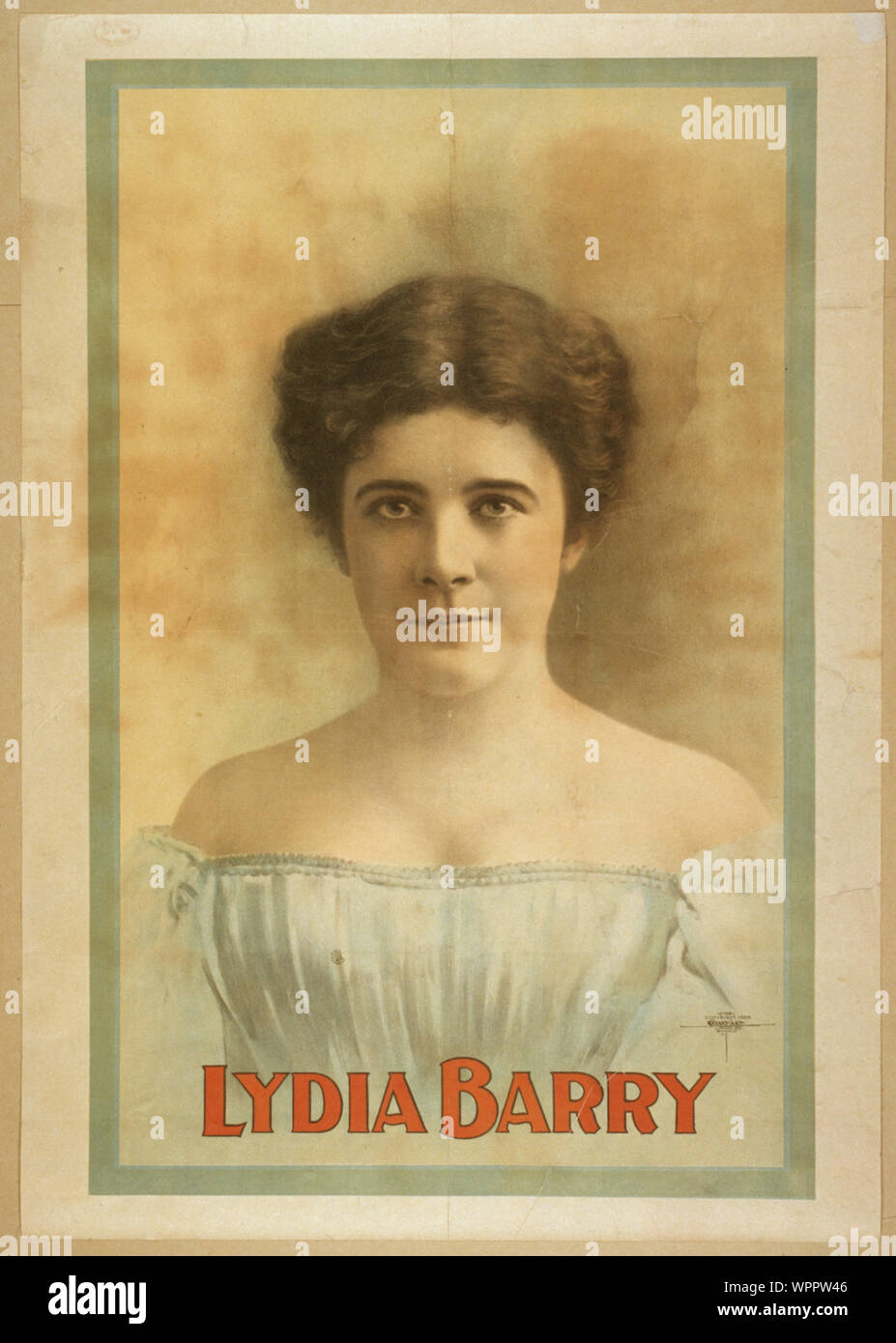 Lydia Barry Résumé : 1 Couleur d'impression : lithographie ; feuilles 102 x 72 cm. (Format affiche) ; Banque D'Images