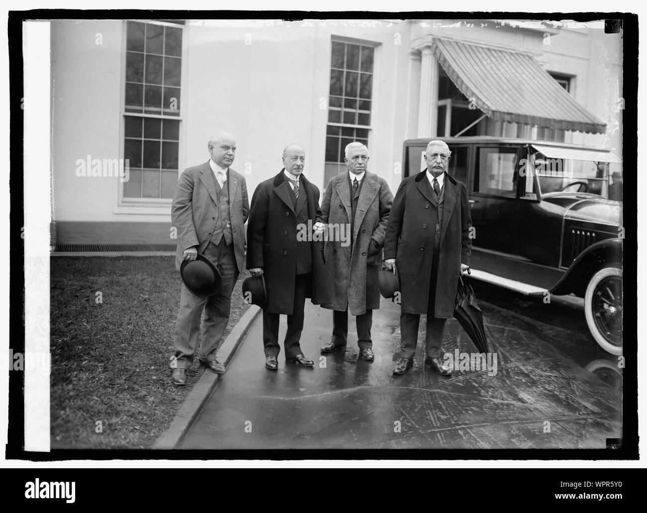 M.A. Leese, Isaac Gans, J.T. Seymour, et James T. Lloyd à W.H. [C.-à-d., Maison Blanche, Washington, D.C.], 12/8/24 Banque D'Images
