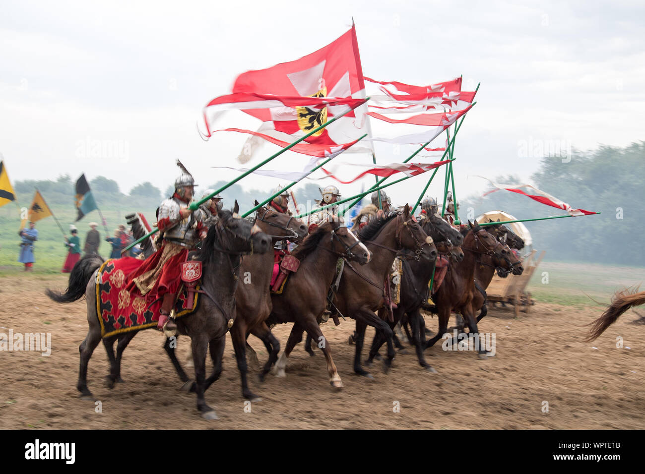 Vivat Vasa 2019 Bataille de deux Vasas 1626 re-enactment dans Gniew, Pologne. 10 août 2019 © Wojciech Strozyk / Alamy Stock Photo Banque D'Images