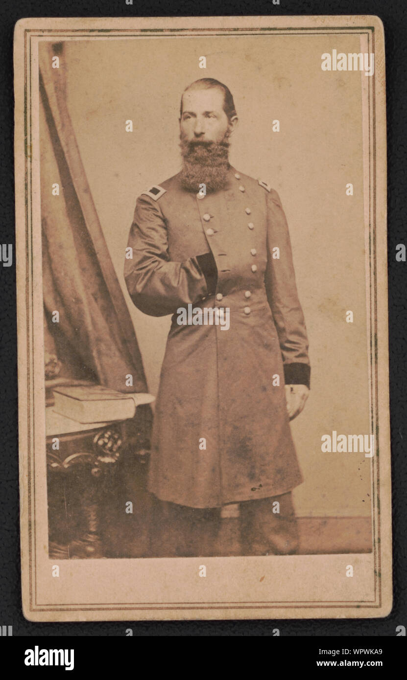 Le Major-général David Russell Allen de 7e Régiment d'infanterie du Massachusetts, en uniforme] / Brady & Co.'s National Portrait photographique des galeries, no 352 Pennsylvania Avenue, Washington, D.C. et Broadway & 10St., N.Y Banque D'Images
