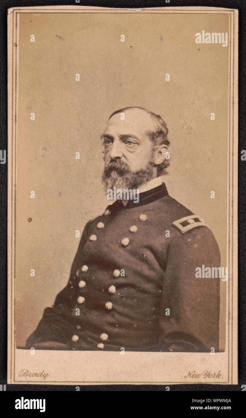 Le Major-général George Meade, du major général de l'armée régulière Infantry Regiment en uniforme] / Brady, New York Banque D'Images