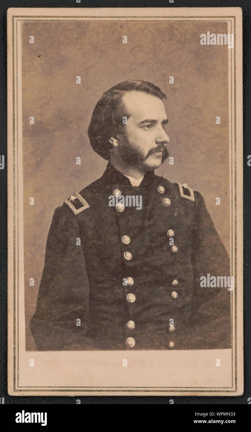 Le Major-général John Franklin Miller de 29e Régiment d'infanterie de l'Indiana et de l'état-major général des volontaires américains Infantry Regiment en uniforme] / à partir de négatifs en Brady's National Portrait Gallery Banque D'Images