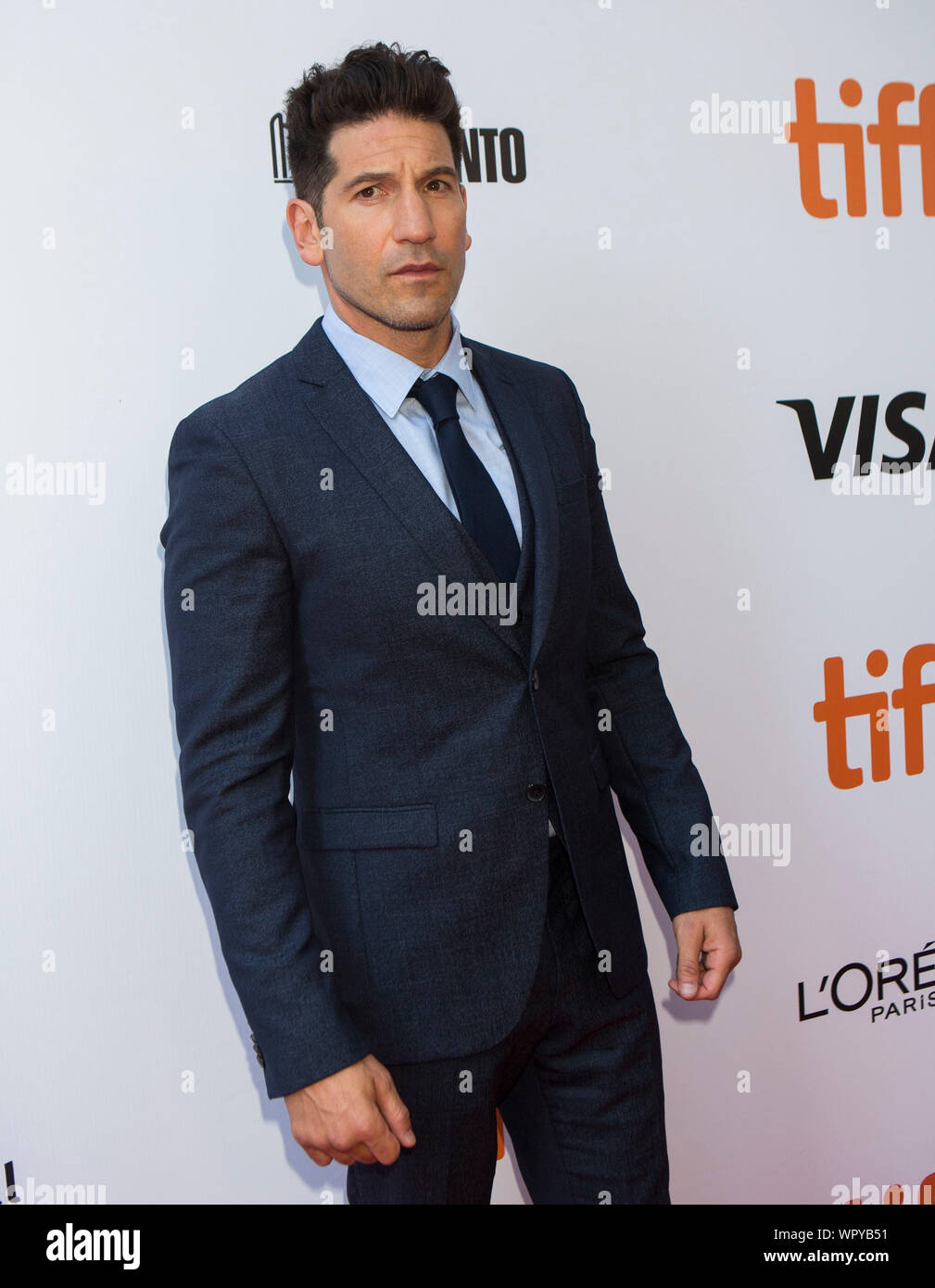 Toronto, Canada. Sep 9, 2019. Acteur Jon Bernthal pose pour photos avant la première internationale du film 'v' Ferrari Ford au Roy Thomson Hall au cours de la 2019 Festival International du Film de Toronto (TIFF) à Toronto, Canada, le 9 septembre 2019. Source : Xinhua/Zheng Zou Banque D'Images