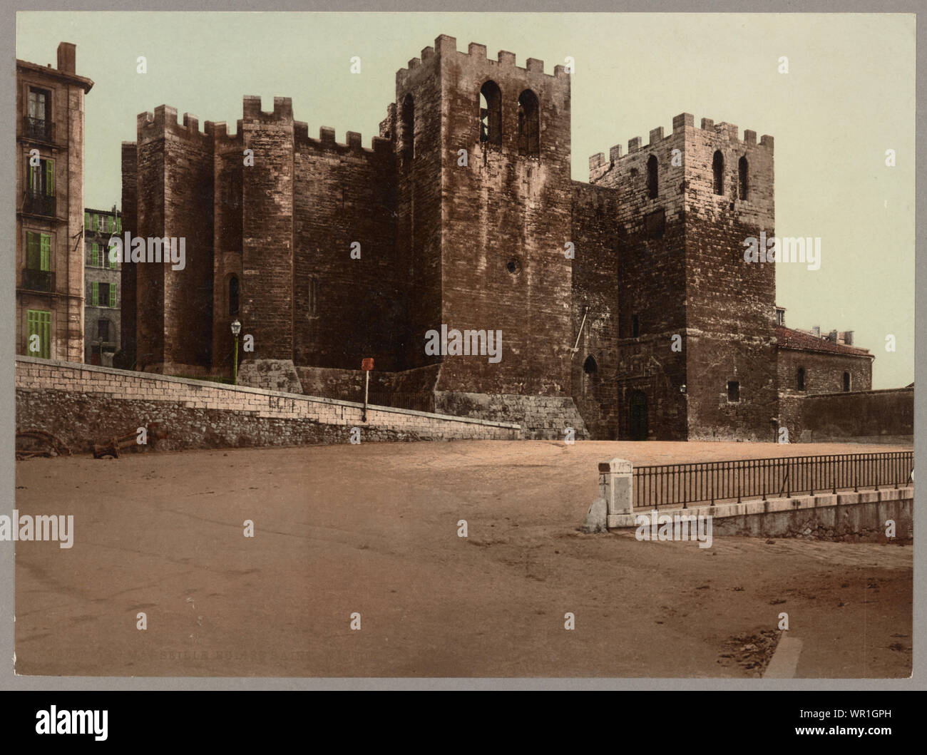 Marseille. L'église Saint-Victor Banque D'Images