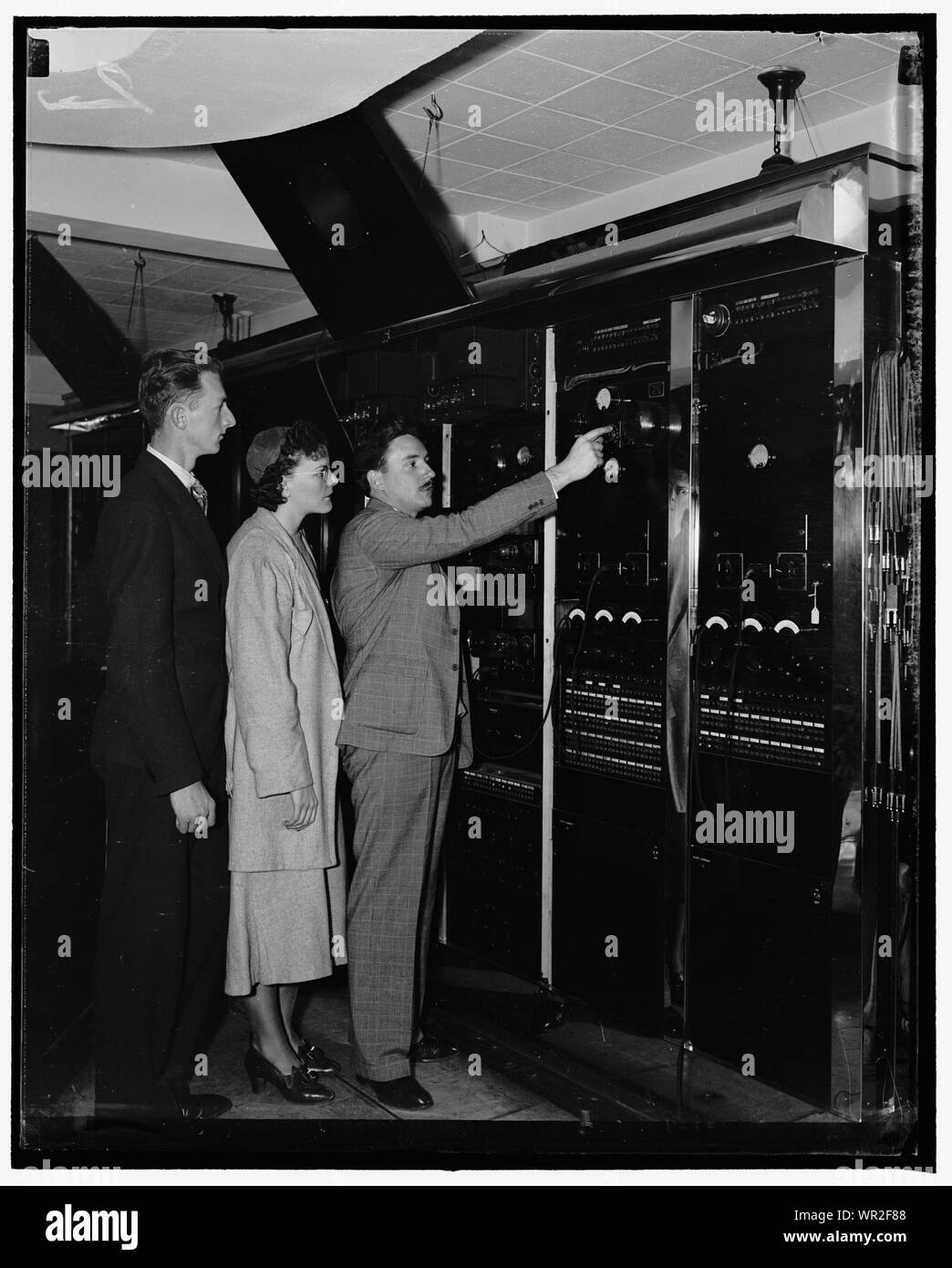 Le Maryland U. étudiants prennent plus de C.B.S. Les élèves illustré studio, 4/2/38 Banque D'Images