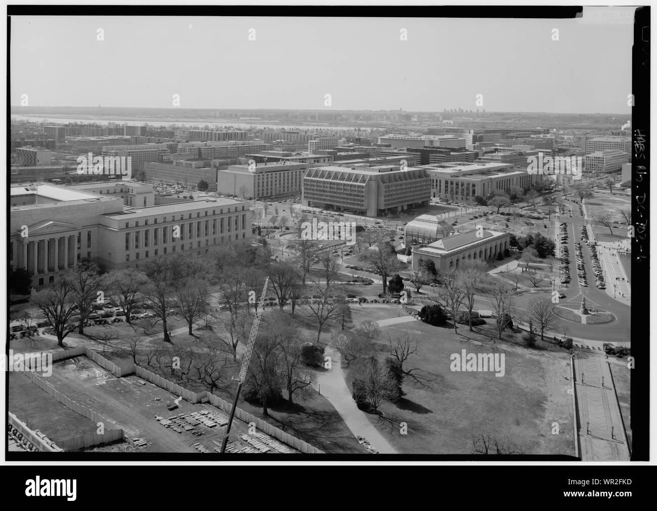 MARYLAND AVENUE, À AU SUD-OUEST DE LA CAPITOL DOME. ; 6. Vue aérienne de MARYLAND AVENUE, À AU SUD-OUEST DU DÔME du Capitole. - Maryland Avenue, Washington, District of Columbia, DC ; Banque D'Images
