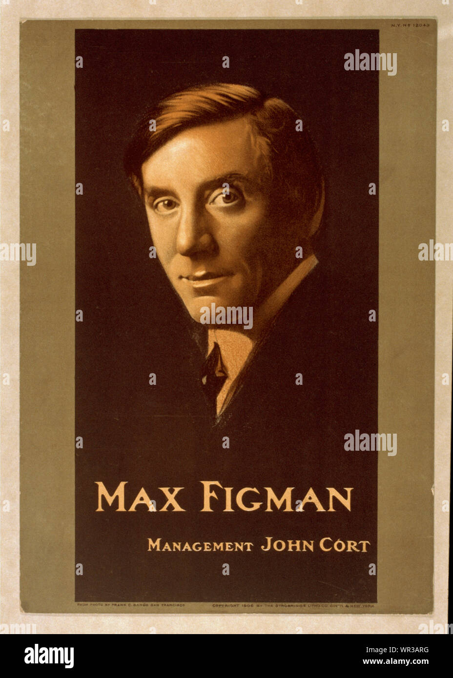 Max Figman / à partir de la photo de Frank C. Bangs, San Francisco. Résumé : 1 Couleur d'impression : lithographie ; feuille 44 x 31 cm. (Format affiche) ; Banque D'Images