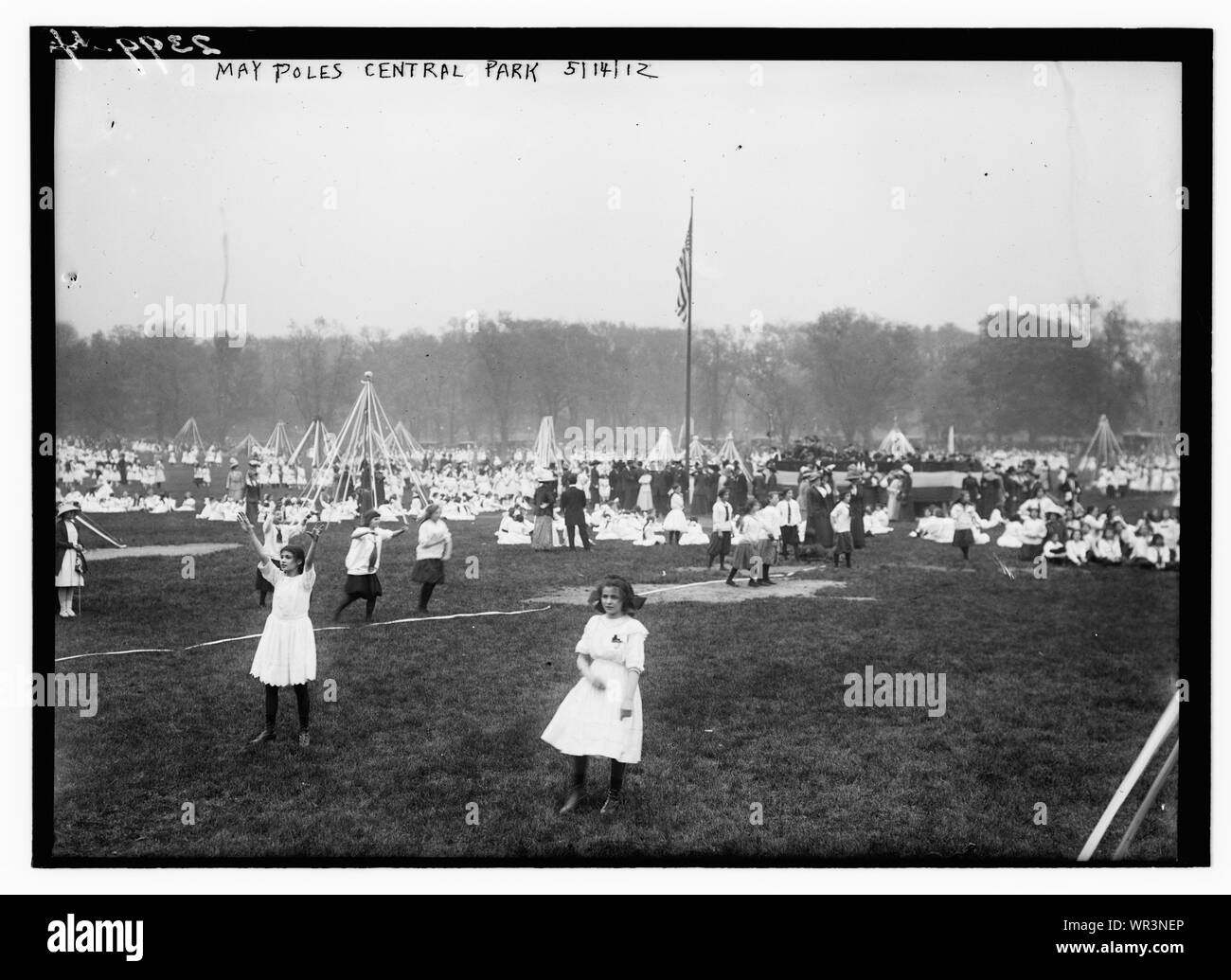 Maypoles - Central Park Banque D'Images