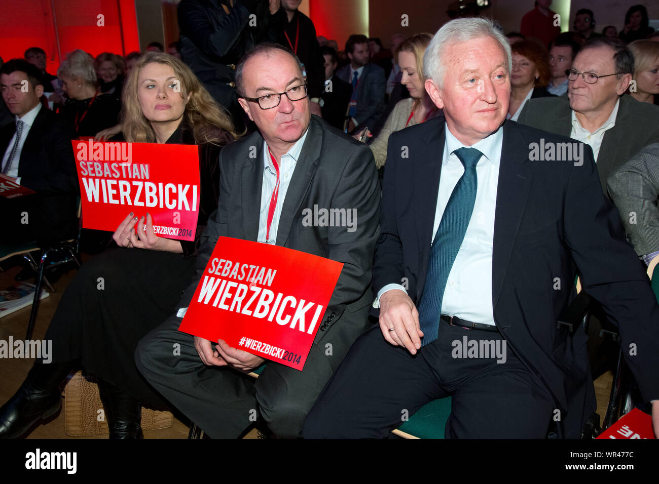 11. 01. 2014 Varsovie, Pologne. Sur la photo : Boguslaw Liberadzki, Wlodzimierz Cimoszewicz Banque D'Images