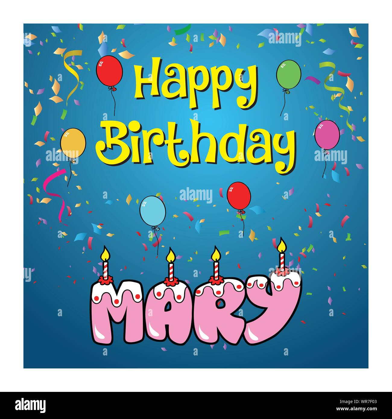 joyeux anniversaire Illustration de Vecteur