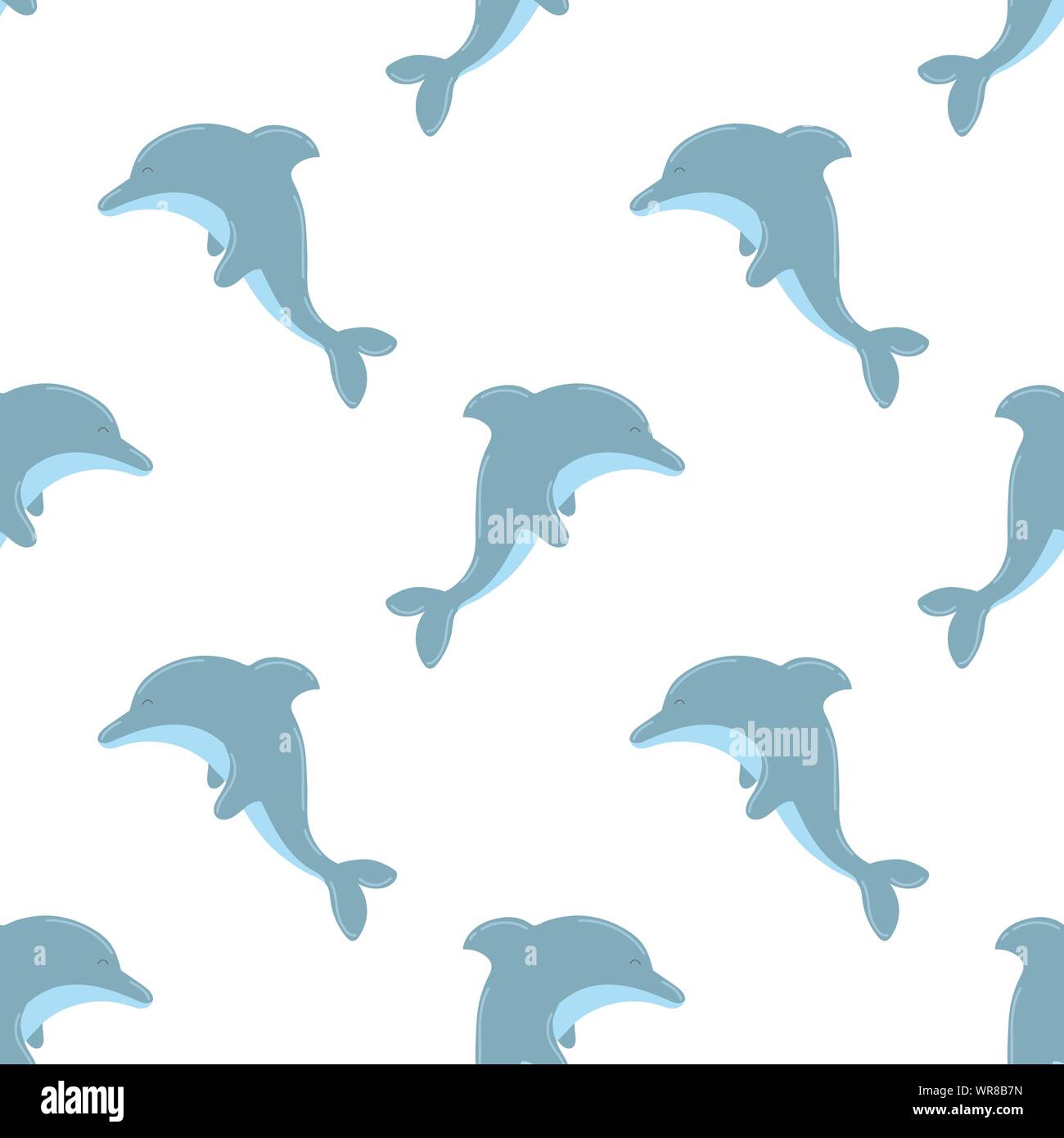 Modele D Ete Transparente Avec Mignon Des Dauphins Vector Illustration Pour Les Enfants De La Mer Maison De Vacances L Arriere Plan Design Impression Tissu Bebe Carte Fille Garcon B Image Vectorielle Stock Alamy
