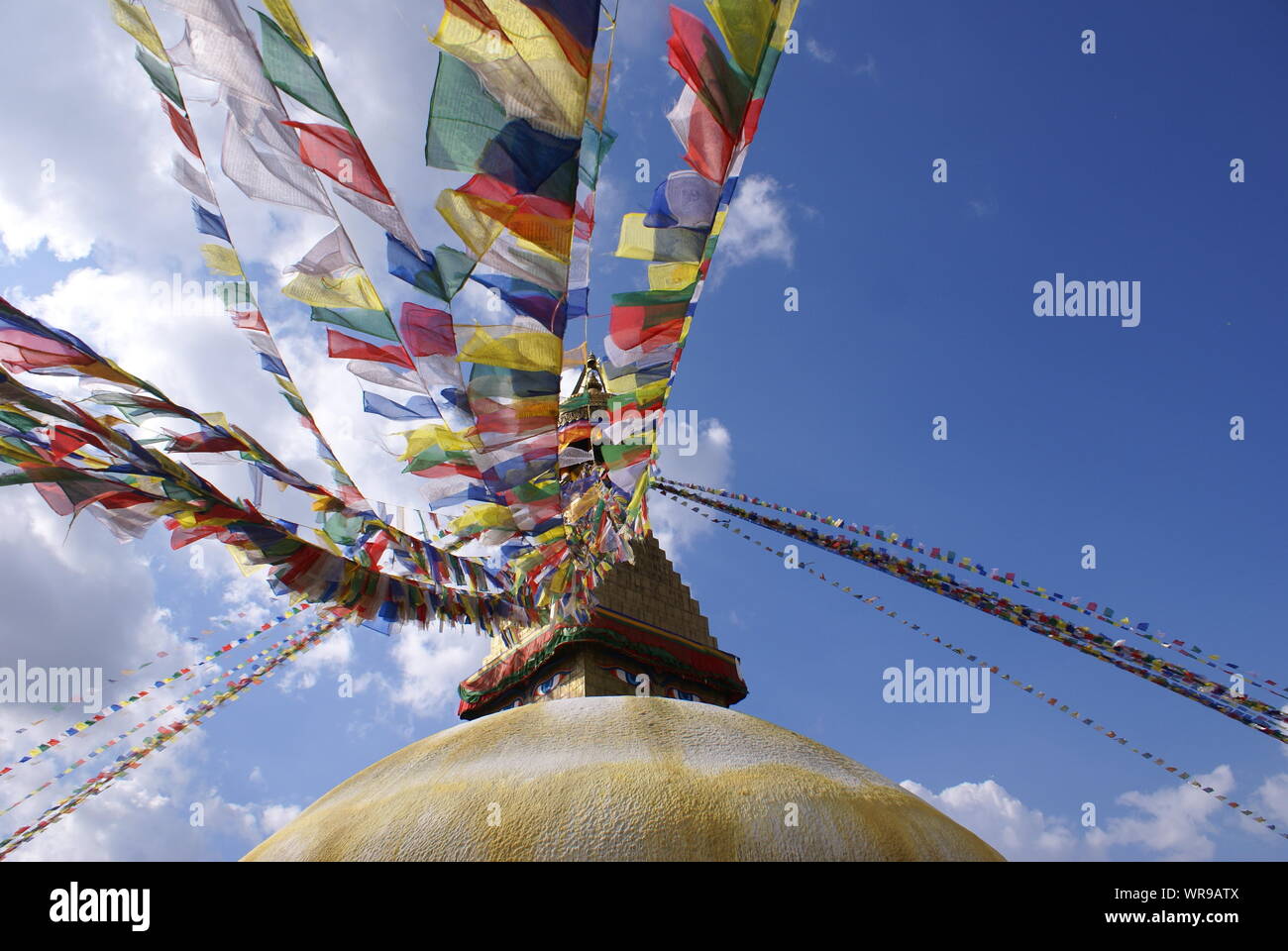 Boudhanath est un stupa à Katmandou, Népal. Banque D'Images