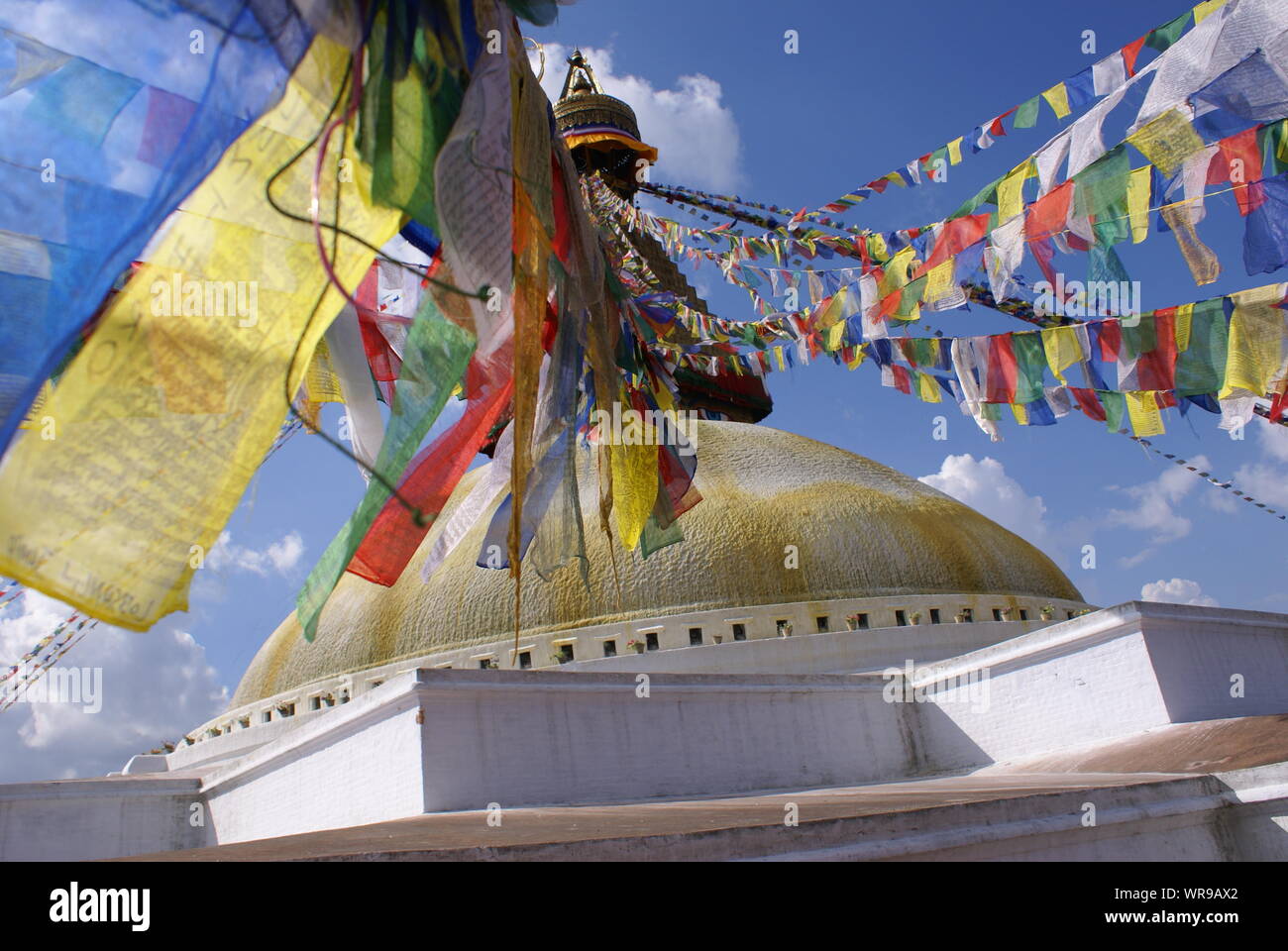 Boudhanath est un stupa à Katmandou, Népal. Banque D'Images