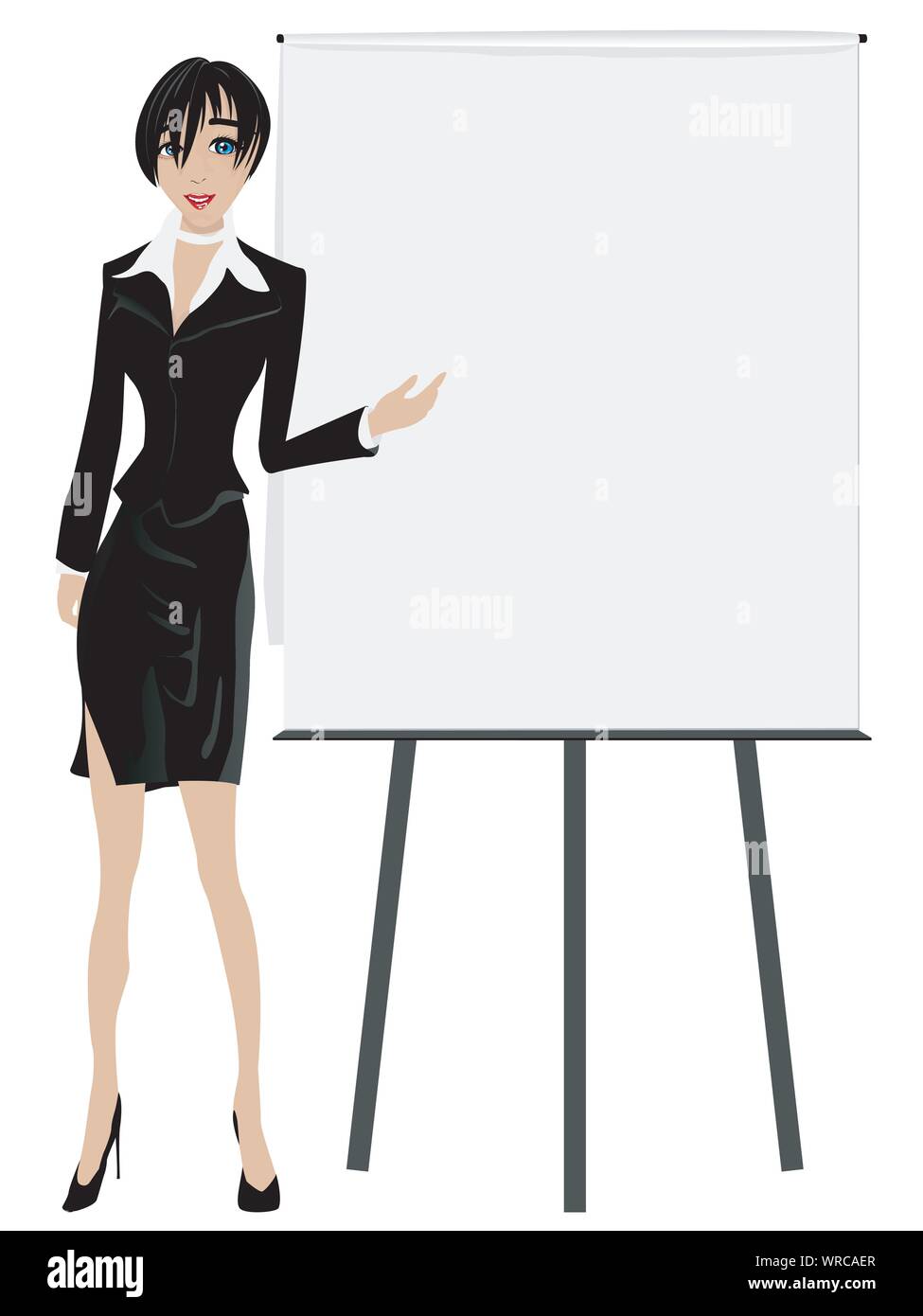 Sales Executive. Illustration de Vecteur