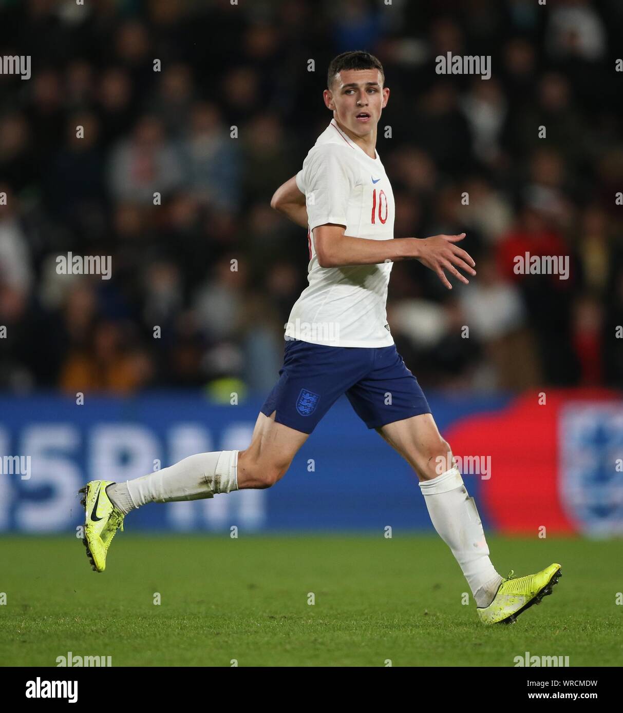 PHIL FODEN, Angleterre U21, 2019 Banque D'Images