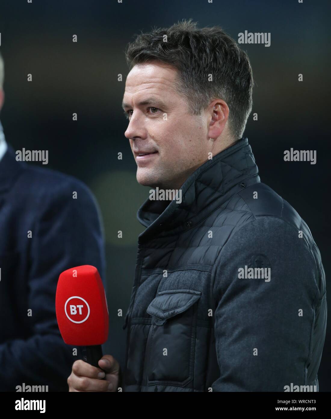 MICHAEL OWEN, présentateur sportif, 2019 BT Banque D'Images