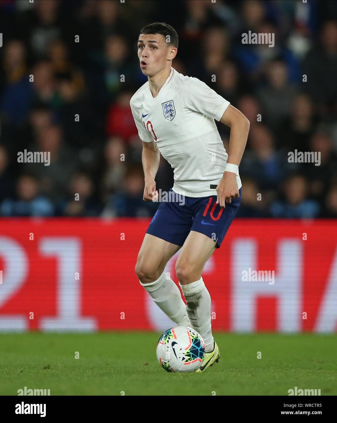 PHIL FODEN, Angleterre U21, 2019 Banque D'Images