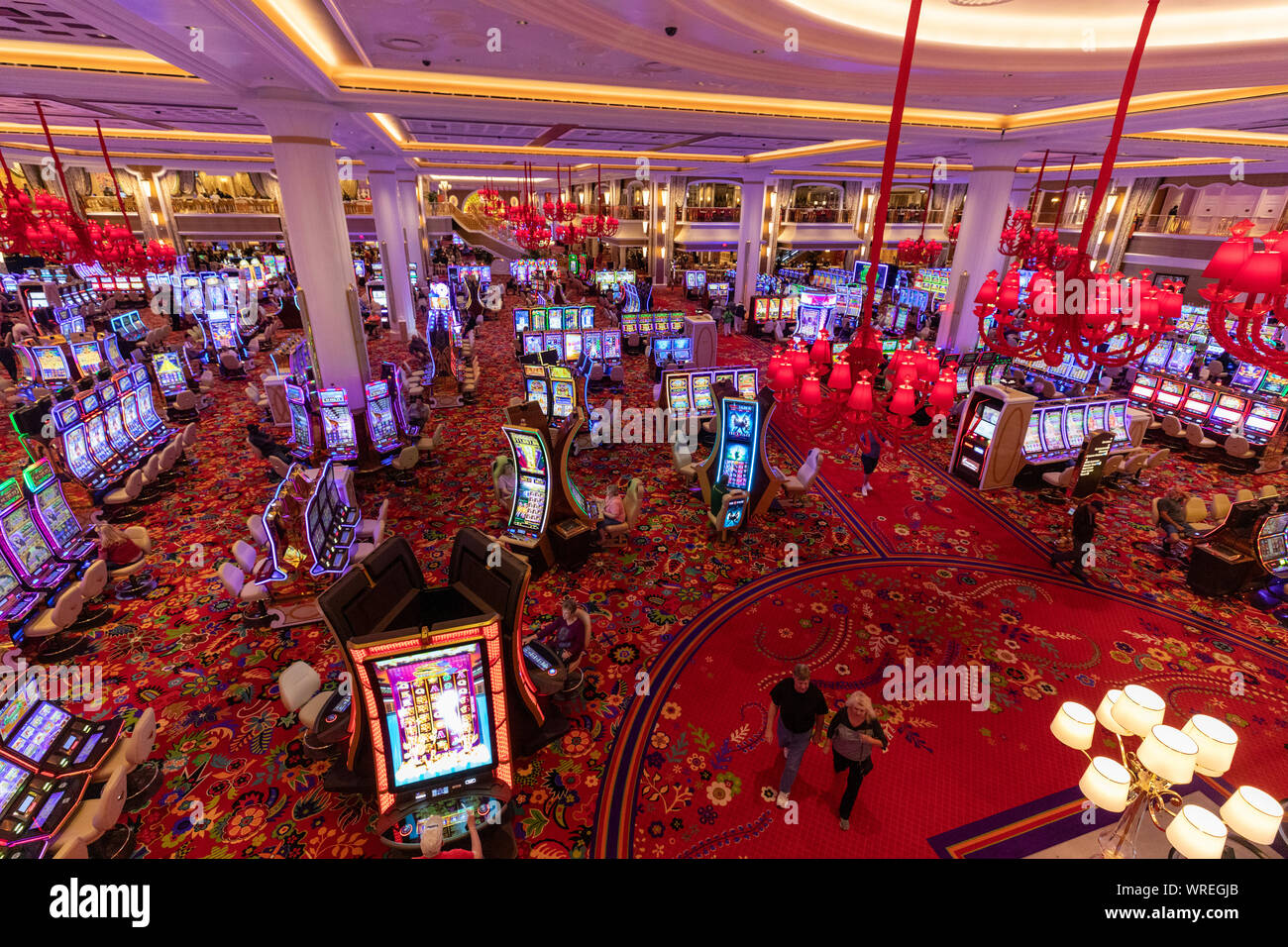 Le port de Boston encore Casino, intérieur, Everett, Massachusetts, USA, Banque D'Images