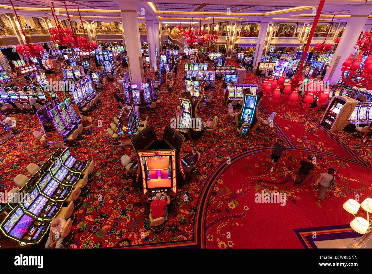 Le port de Boston encore Casino, intérieur, Everett, Massachusetts, USA, Banque D'Images