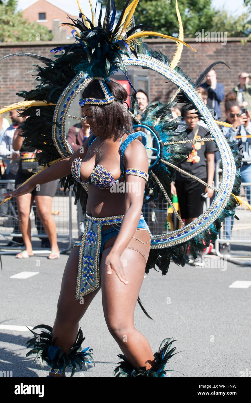 Carnaval Antillais de Londres Hackney Banque D'Images